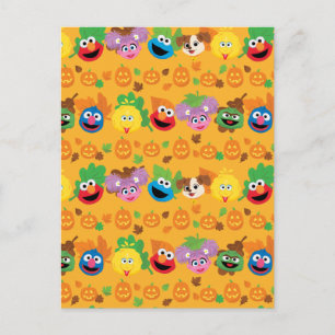 Carte Postale Sesame Street Autumn quitte Motif