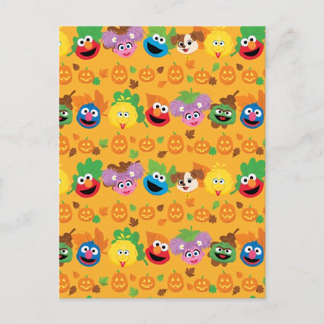 Carte Postale Sesame Street Autumn quitte Motif (Devant)