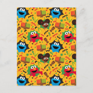 Carte Postale Sesame Street Kwanzaa Motif