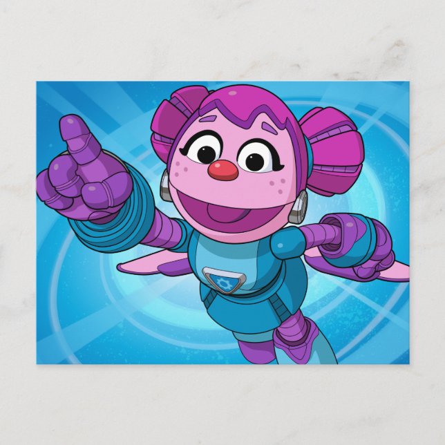 Carte Postale Sesame Street | Mecha Builders Abby (Devant)