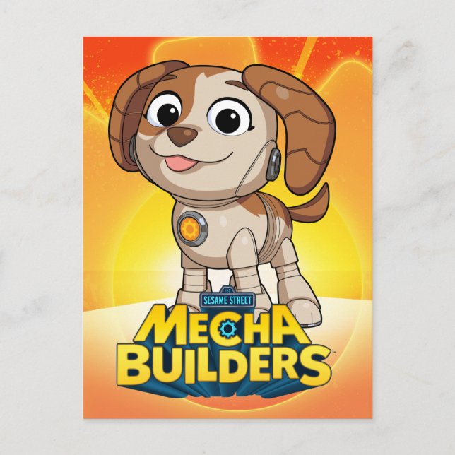 Carte Postale Sesame Street | Mecha Builders Tango (Devant)
