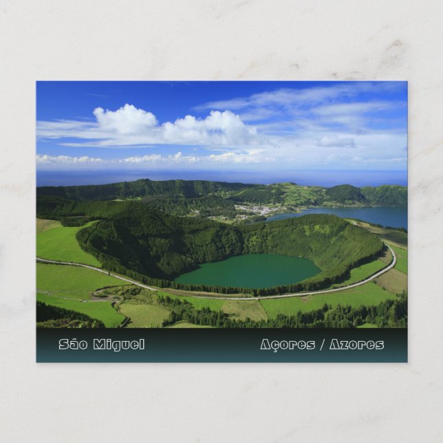 Carte Postale Sete Cidades - Açores (Devant)