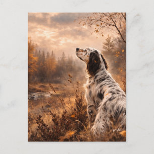 Carte Postale Setter anglais
