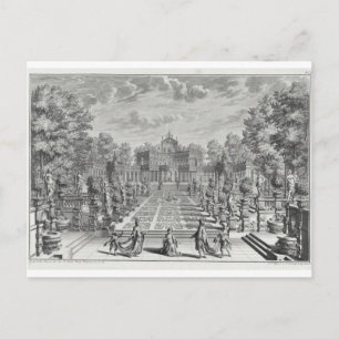 Carte Postale Setting for an opera in a garden, from 'Architectu