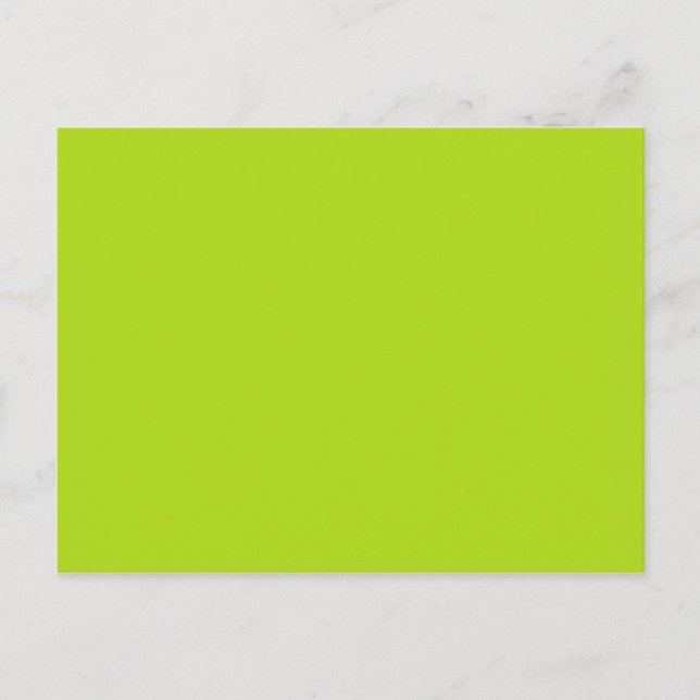 Carte Postale SEULEMENT COULEUR - vert clair (Devant)