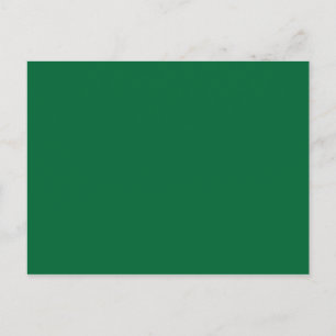 Carte Postale SEULEMENT COULEUR - vert foncé