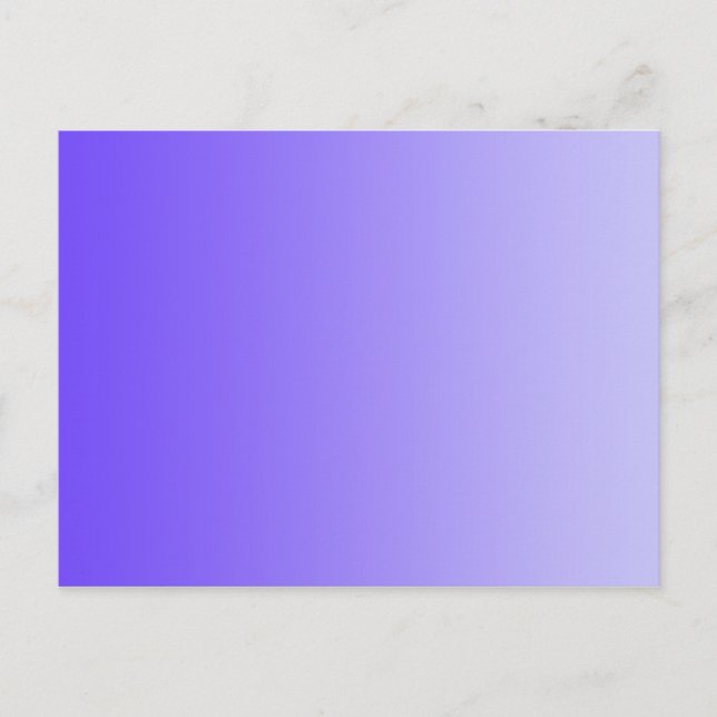 Carte Postale SEULEMENT dégradés de COULEUR - violet (Devant)