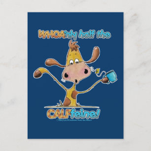 Carte Postale Seulement la moitié de la feine CALF