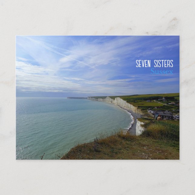 Carte Postale Seven Sisters, Sussex (Devant)