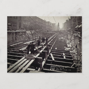 Carte Postale Seventh Avenue et métro 24-25th Streets