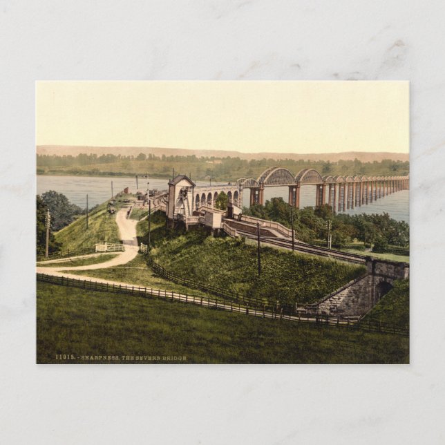 Carte Postale Severn Bridge, Sharpness, Gloucestershire, Anglete (Devant)