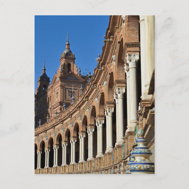 Carte postale Seville Plaza de Espana (Devant)
