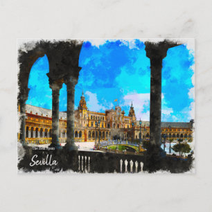 Carte postale Seville Plaza de Espana
