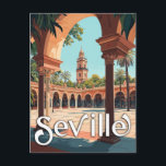 Carte Postale Séville vintage, Espagne - Souvenir espagnol class<br><div class="desc">Découvrez la beauté intemporelle de Séville avec cette carte postale vintage. Parfait pour les amateurs de voyages et les collectionneurs, ce souvenir espagnol classique présente le charme enchanteur et la riche histoire de l'une des villes les plus aimées d'Espagne. Cette carte postale, un cadeau ou un souvenir délicieux, reflète l'essence...</div>