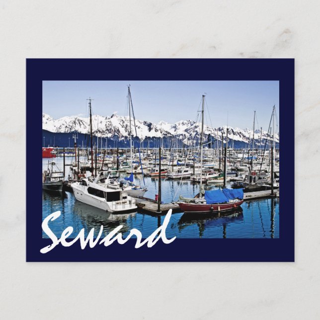 Carte Postale Seward, Alaska, États-Unis (Devant)
