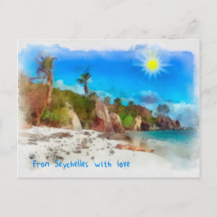 Carte Postale Seychelles