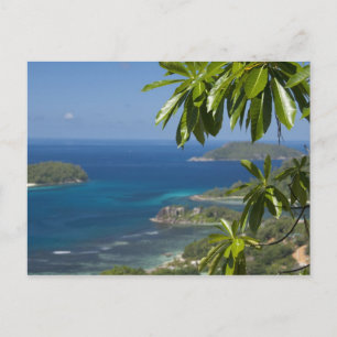 Carte Postale Seychelles, île de Mahe. Côte ouest de