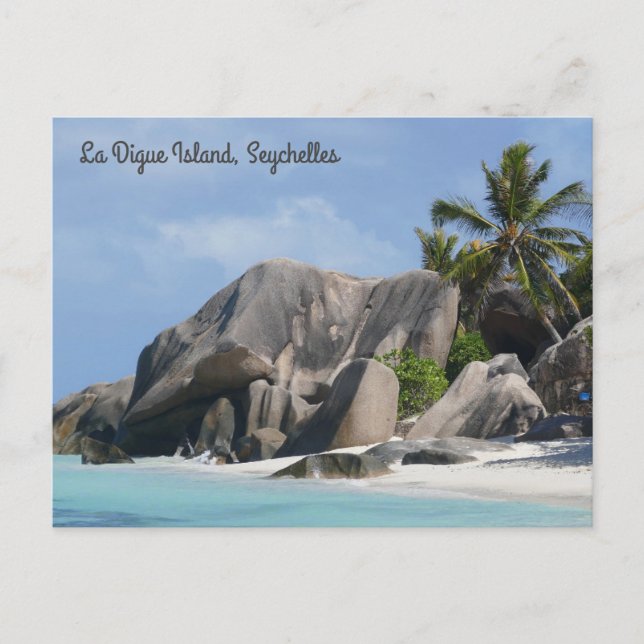 Carte postale Seychelles La Digue Island (Devant)