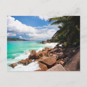 Carte Postale Seychelles. Le littoral de Pierre