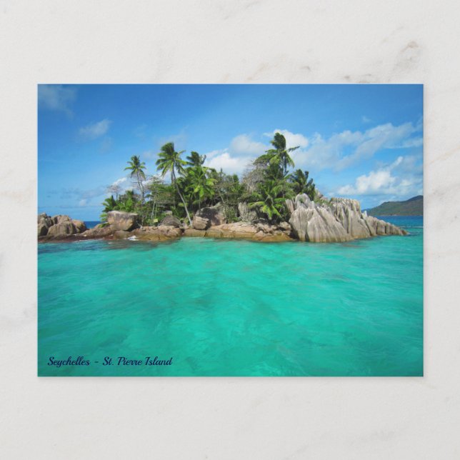 Carte Postale Seychelles, Praslin - Île tropicale - Photo (Devant)