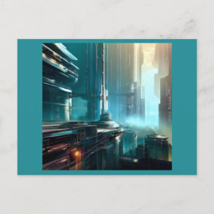 Carte Postale SF Futuristic City 3