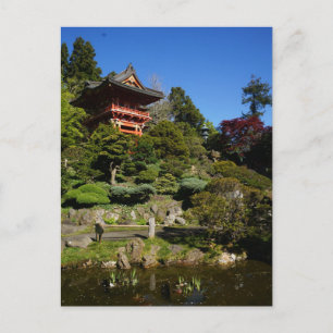 Carte postale SF Japonaise Tea Garden Temple Gate