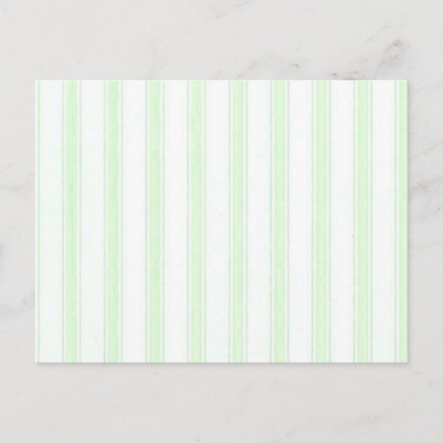 Carte Postale Shabby Chic Vert clair et Blancs (Devant)