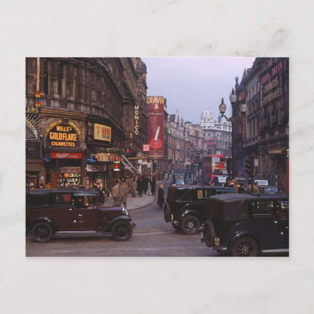 Carte Postale Shaftesbury Avenue 1949 (Devant)