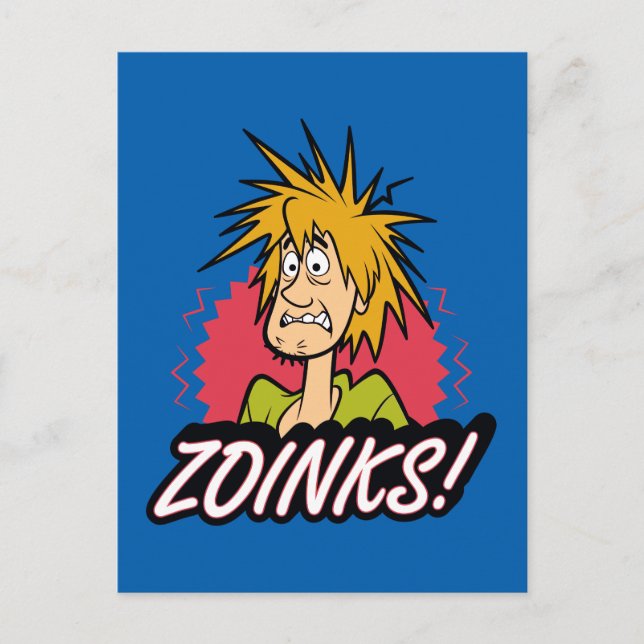 Carte Postale Shaggy "Zoinks !" graphic (Devant)
