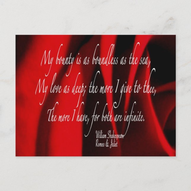 CARTE POSTALE SHAKESPEARE 2 (Devant)