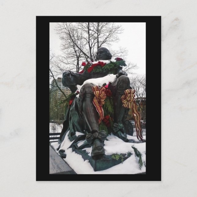 Carte Postale Shakespeare en hiver (Devant)