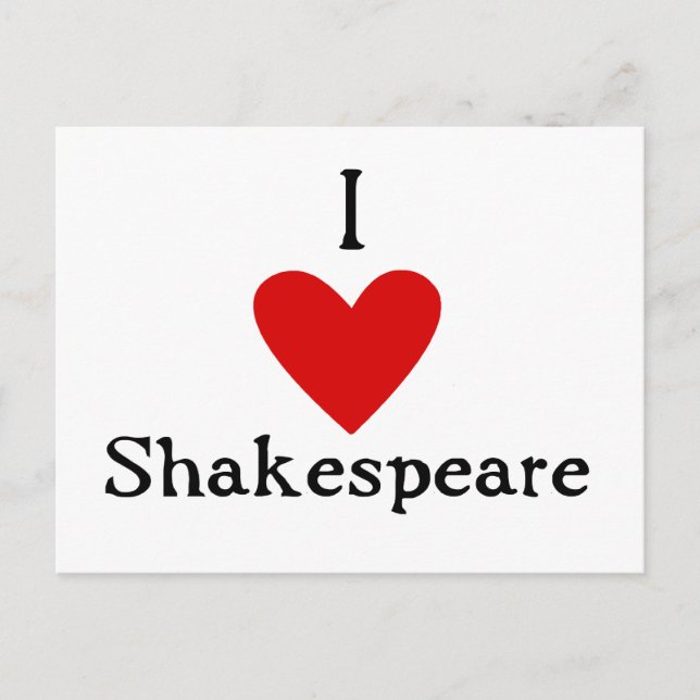 Carte Postale Shakespeare Love (Devant)