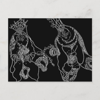 Carte Postale Shamans b+w