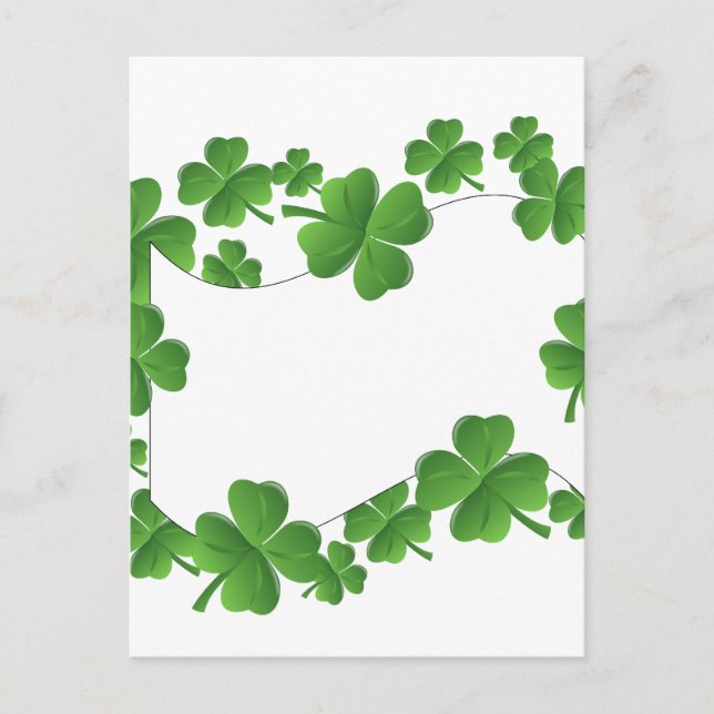 Carte Postale Shamrock (Devant)