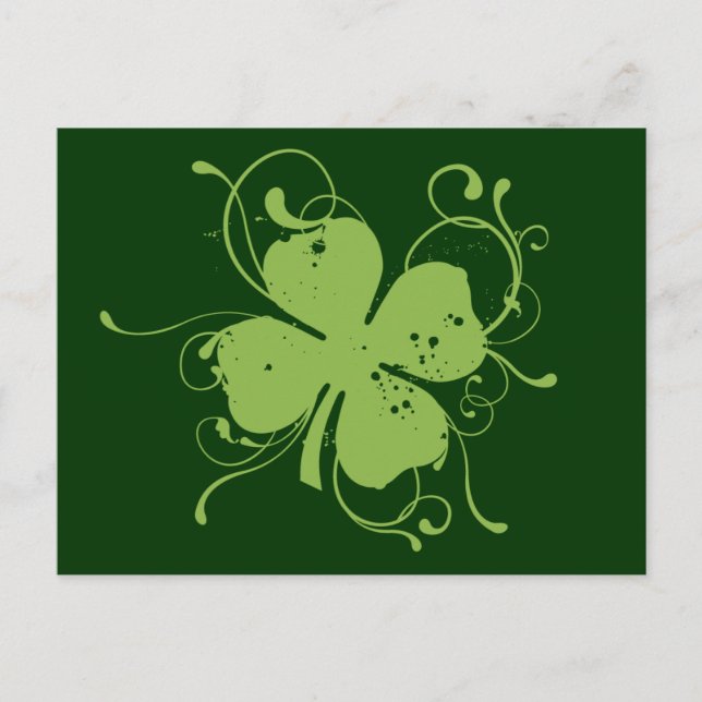 Carte Postale Shamrock (Devant)