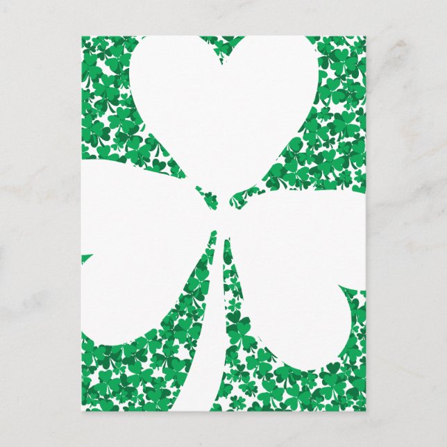 Carte Postale Shamrock coupé (Devant)