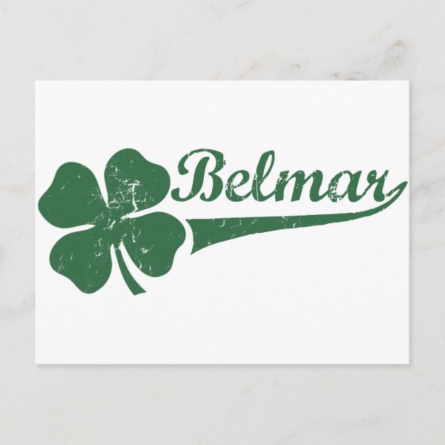 Carte Postale Shamrock de Belmar NJ (Devant)