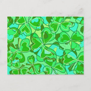 Carte Postale shamrock harmonieux