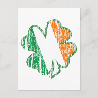 Carte Postale Shamrock irlandais