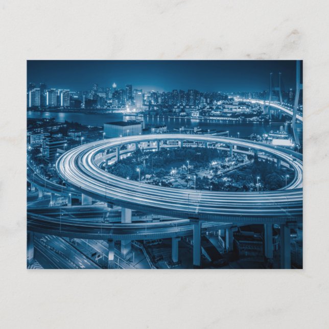 Carte postale Shanghai Overpass 3 (Devant)