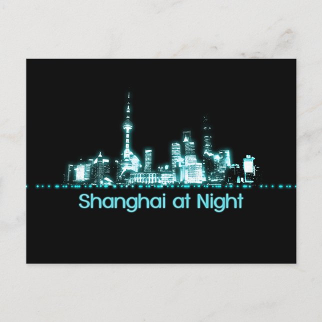 Carte Postale Shanghai Skyline (Devant)