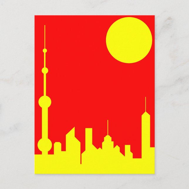 Carte Postale Shanghai Sunshine (Devant)