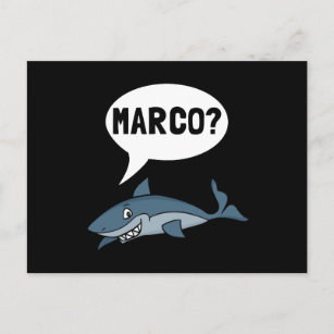 Carte Postale Shark Marco Polo Ocean Vacances Amusant