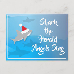 Carte postale Shark the Herald Angels Sing