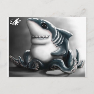 CARTE POSTALE SHARKTOPUS