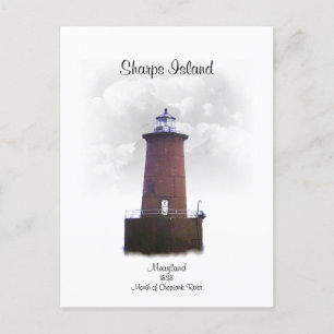 CARTE POSTALE SHARPS ISLAND