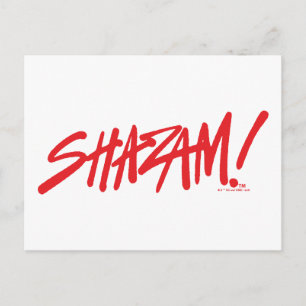 Carte Postale SHAZAM ! Furie des dieux   Logo Red Marker
