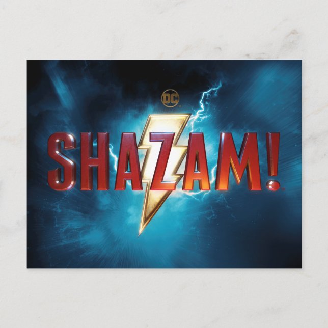 Carte Postale SHAZAM ! | Logo théâtral (Devant)