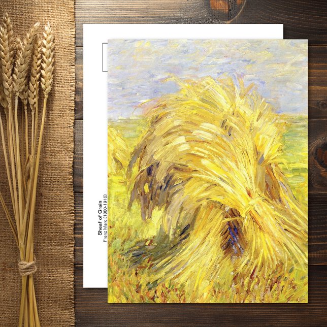 Carte Postale Sheaf of Grain Franz Marc Postcard (Créateur téléchargé)