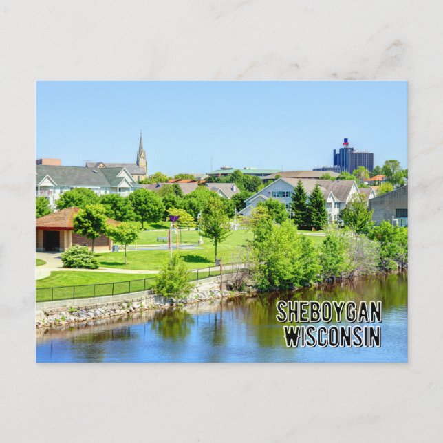 Carte postale Sheboygan Wisconsin Lake (Devant)